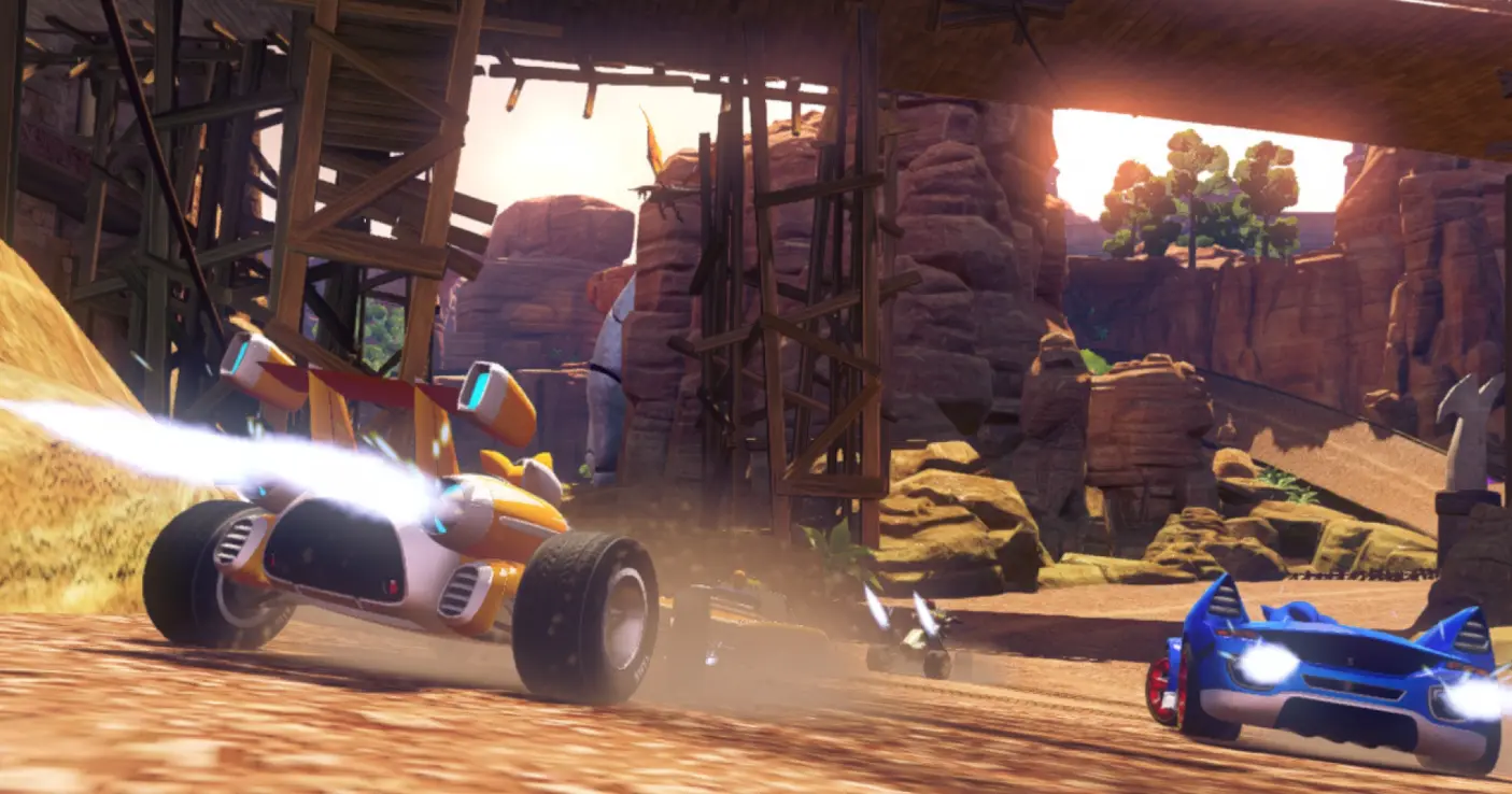 Sonic & All-Stars Racing Transformed gameplay